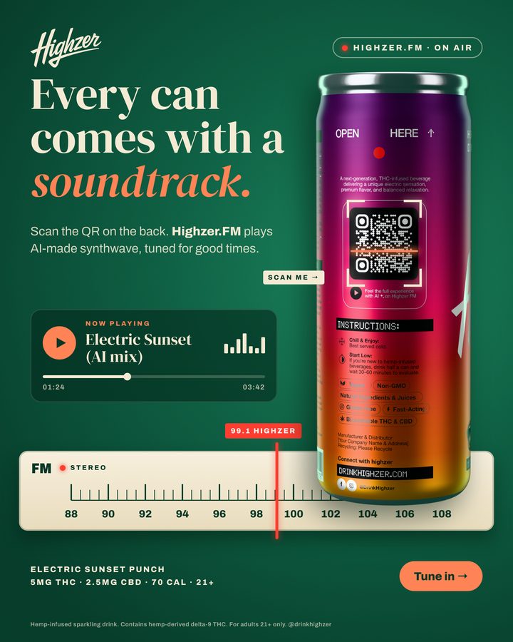 Ad: Every can comes with a soundtrack